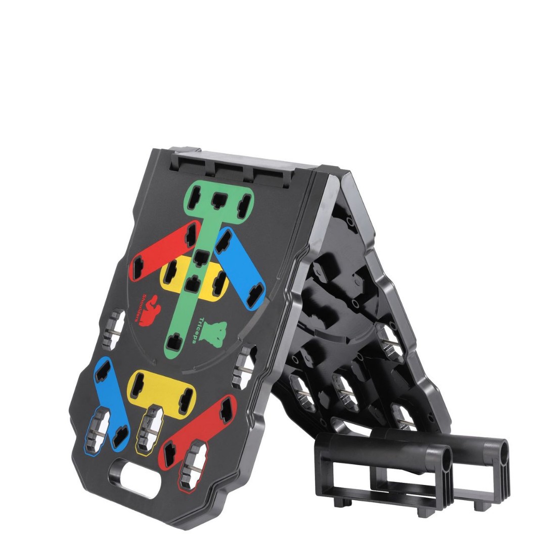 Push Up Board Foldable Multi Function - Draagbare opvouwbare multifunctionele push-up board &