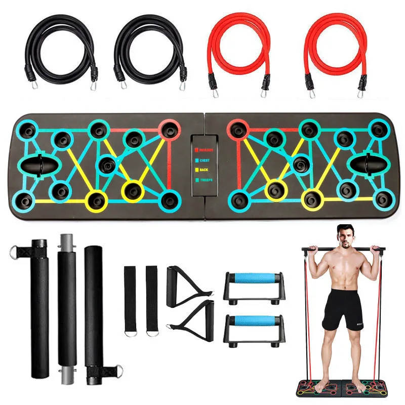 Push Up Board Foldable Multi Function - Opvouwbaar multifunctioneel push-up board voor thuis,