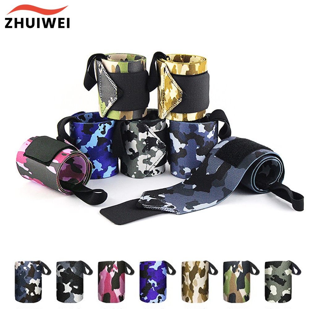 Wrist Wraps Weightlifting Support - 1pc Polssteun Gymband Camouflage Verstelbare polsband