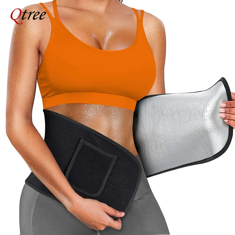 Sweat Waist Trainer Belt Neoprene - Qtree Taille Cincher Body Shaper Wrap