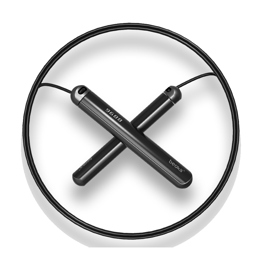 Smart Jump Rope Digital Counter - Draadloos Smart Connected Lange steel Tellen