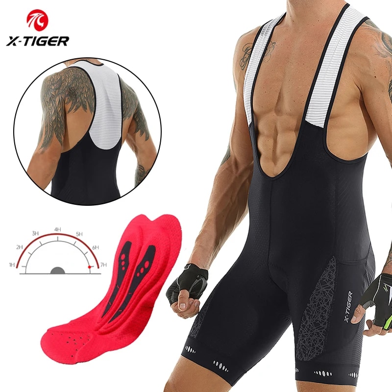 Padded Cycling Shorts 5D Gel - Fietsbib shorts 5D gelpad mountainbike shorts