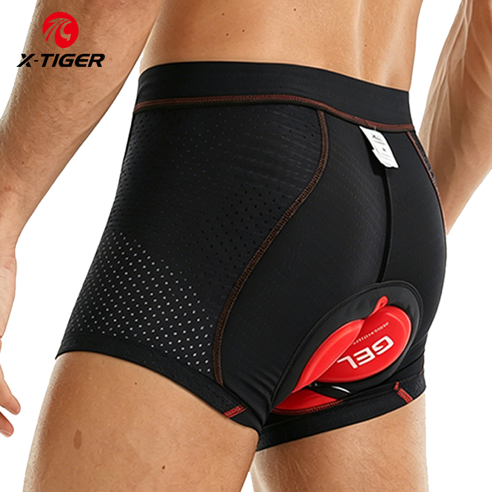 Padded Cycling Shorts 5D Gel - X-Tiger Fietsondergoed Pro 5D Gel Pad
