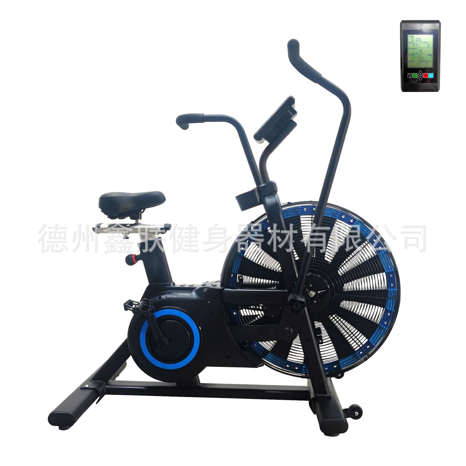 Exercise Bike Magnetic Resistance - Airbike, Fanbike voor thuisgym, fitnessfiets met