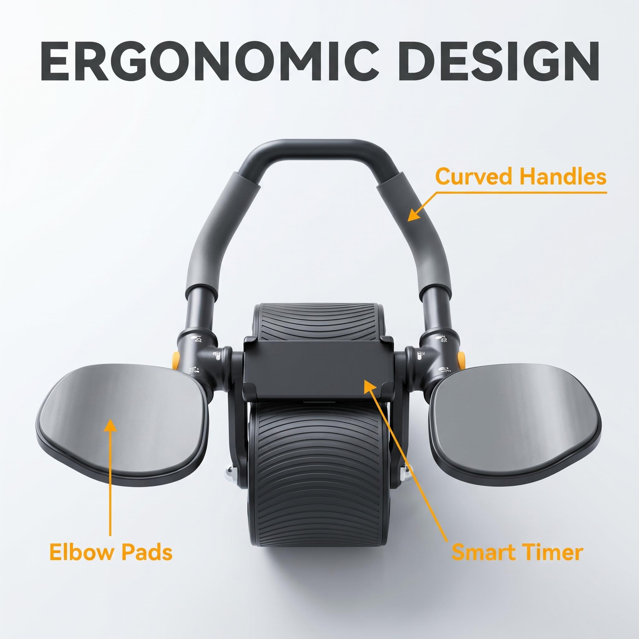Ab Roller Wheel With Elbow Support - 3 IN 1 Core Workout Ab