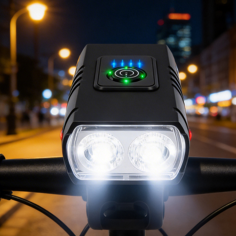 Cycling - Fietszaklamp Waterdichte fietskoplamp LED Ultralichte stuurverlichting