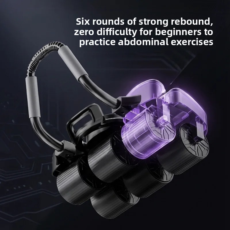 Ab Roller Wheel With Elbow Support - Draagbare 6-wiel digitale intelligente ab roller