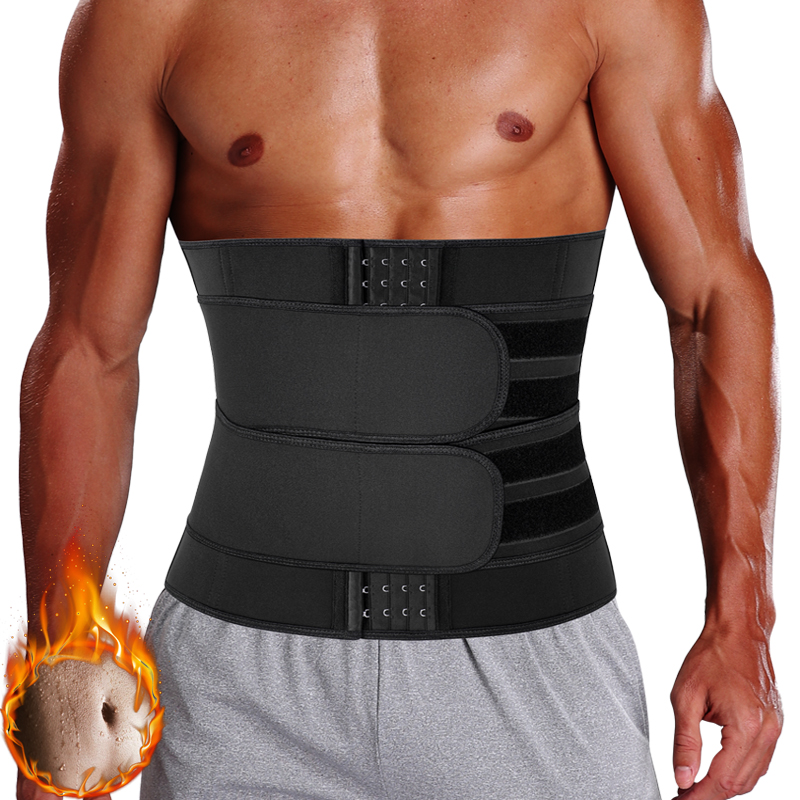 Sweat Waist Trainer Belt Neoprene - Neopreen tailletrainer korset voor heren Workout