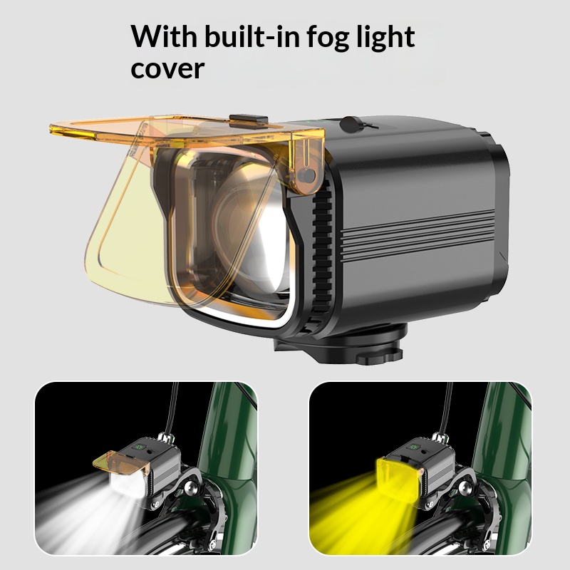 Rechargeable Bicycle Headlight 1000 Lumen - OFFBONDAGE Brompton Vouwfietslamp Voorkant Waterdicht Oplaadbaar