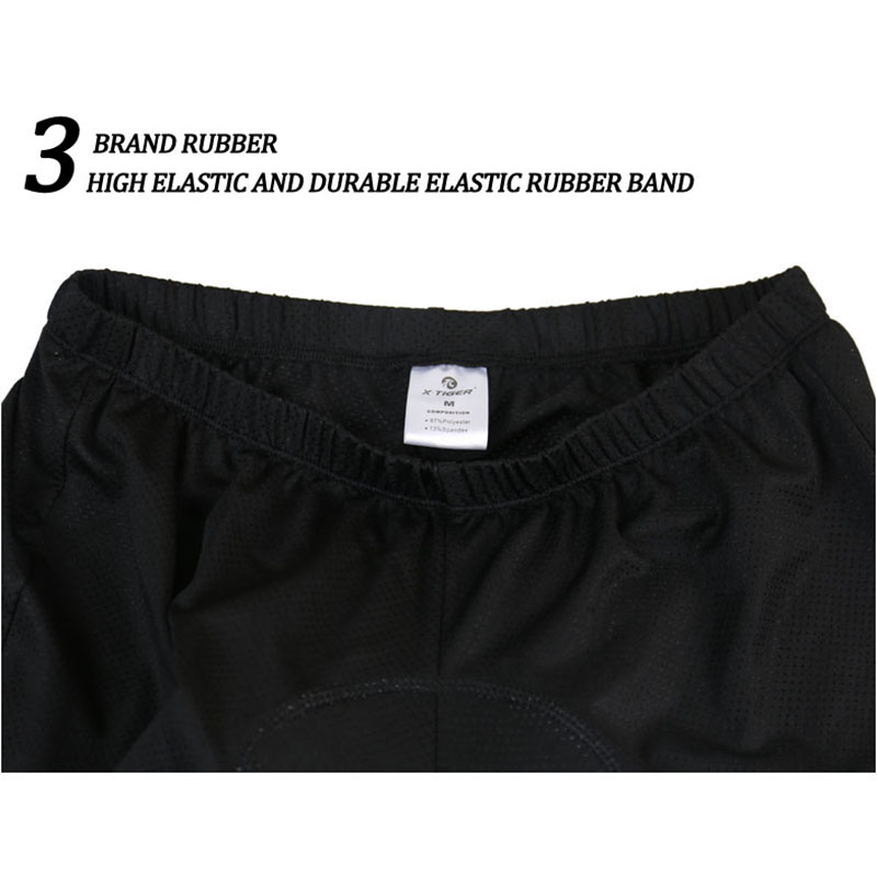 X-Tiger Cycling Shorts Ademend - Padded Cycling Shorts 5D Gel recensie en prijs