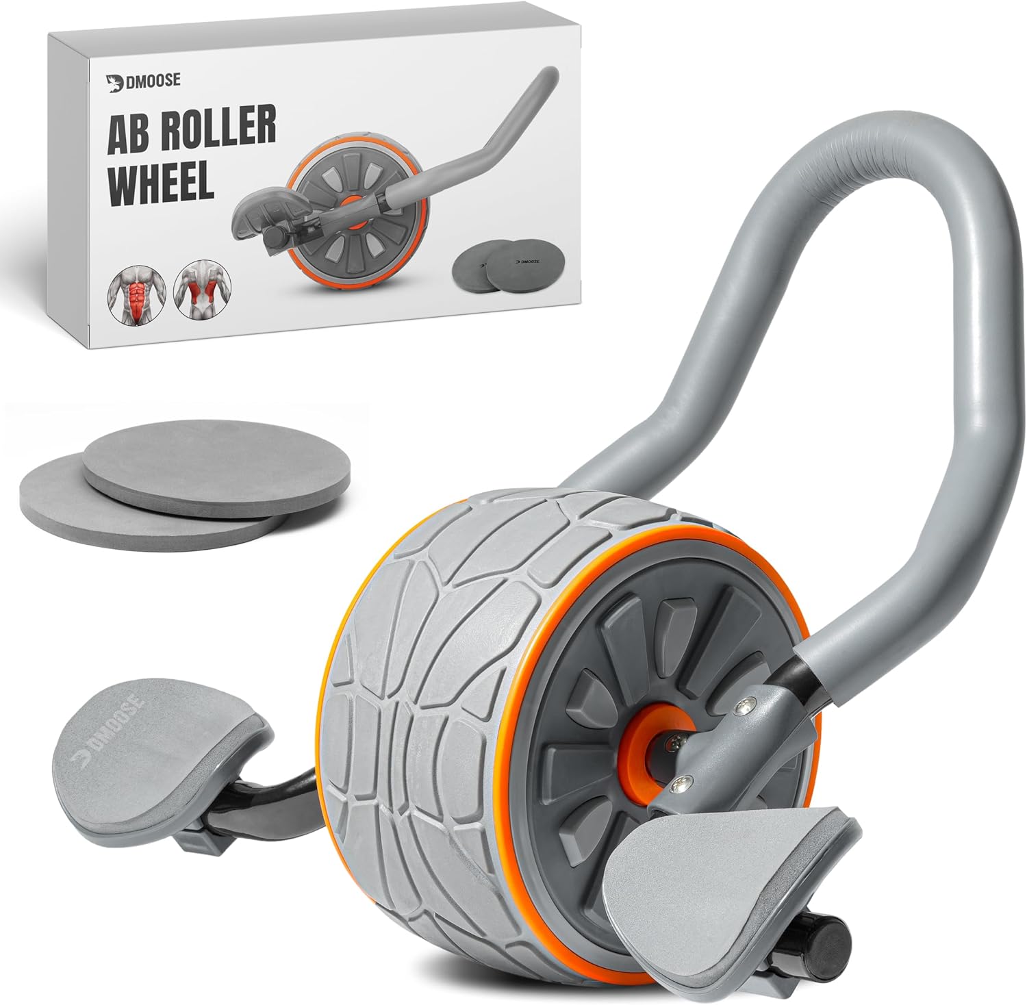 DMoose Fitness Ab Roller Wheel - Ab Roller Wheel With Elbow Support recensie en prijs