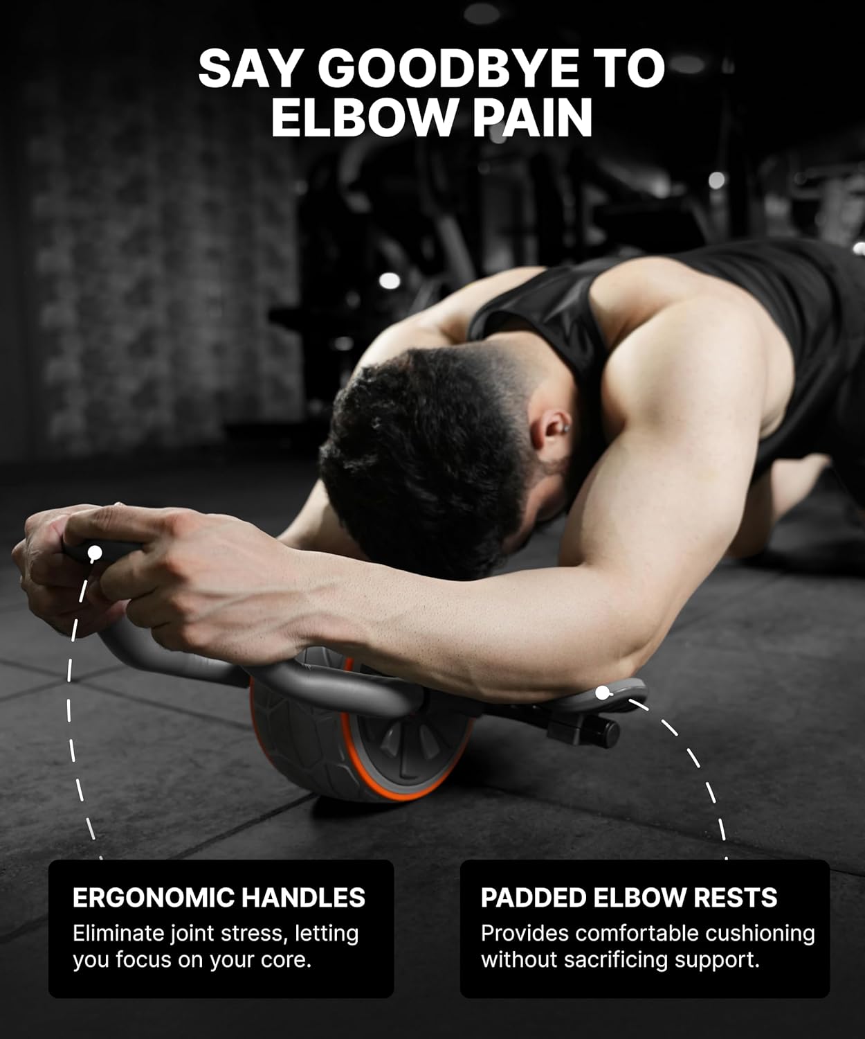 DMoose Fitness Ab Roller Wheel - Ab Roller Wheel With Elbow Support recensie en prijs