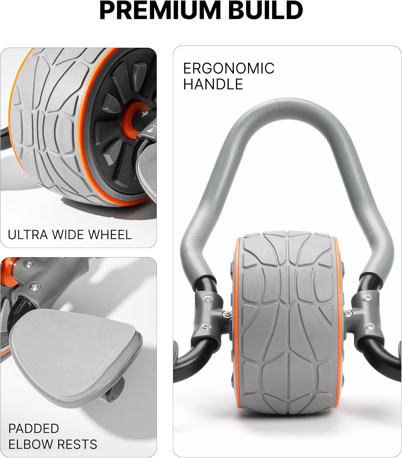 DMoose Fitness Ab Roller Wheel - Ab Roller Wheel With Elbow Support recensie en prijs