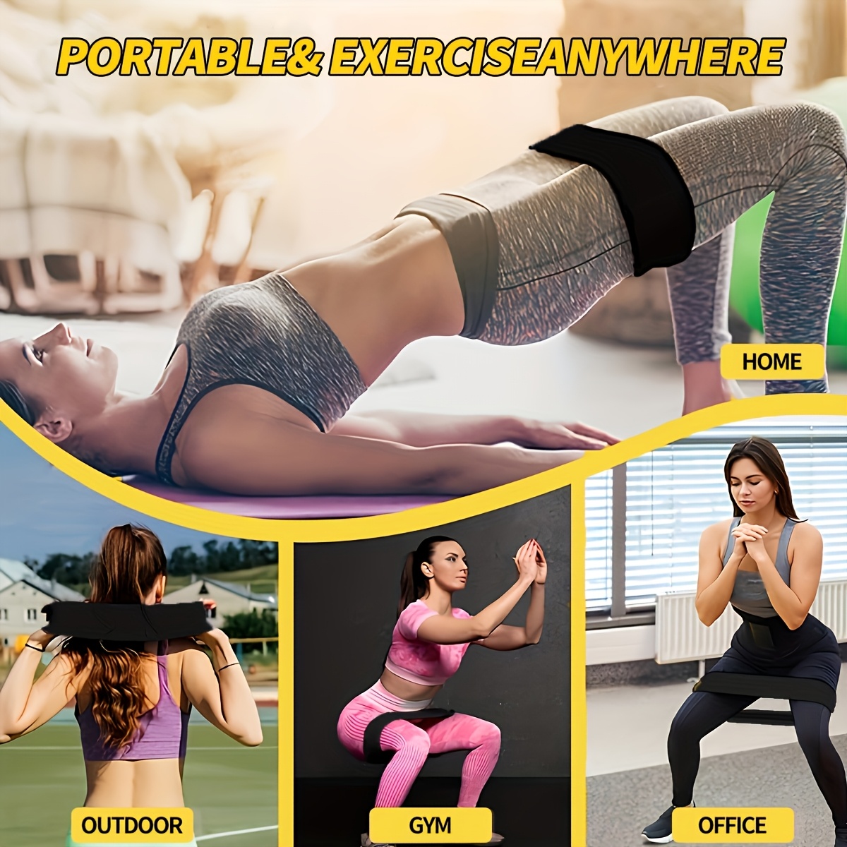 3-delige set weerstandsbanden, - Pilates Bar Kit With Resistance Bands recensie en prijs