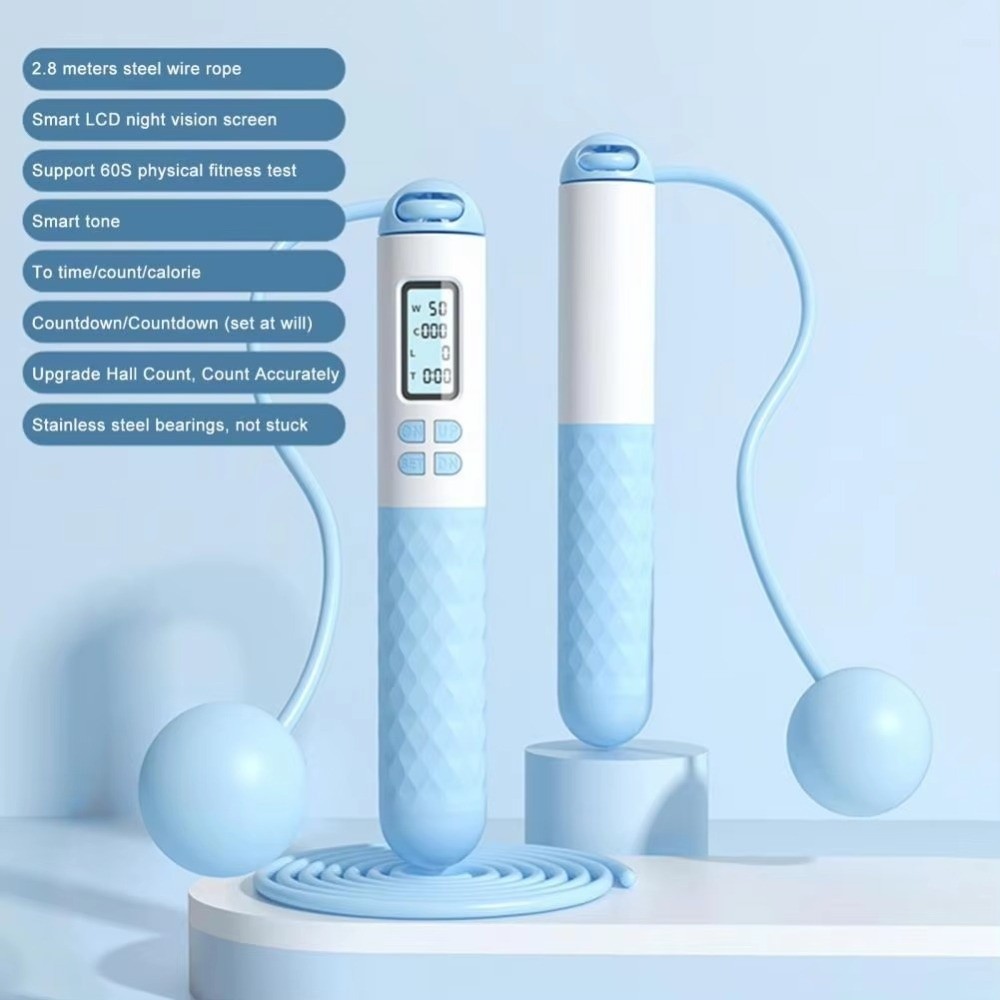 Draagbaar draadloos touwloos s - Smart Jump Rope Digital Counter recensie en prijs
