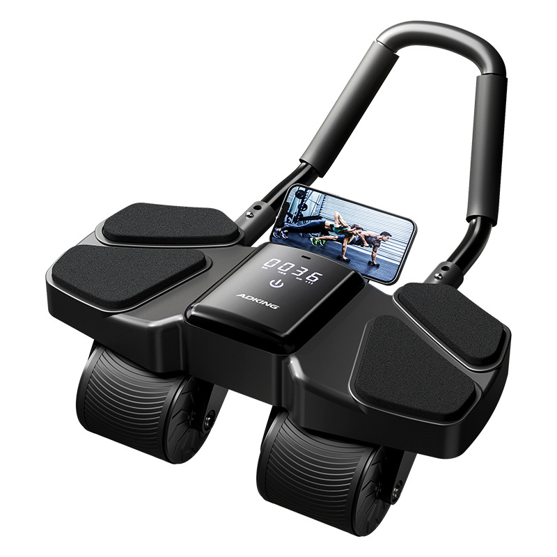 Auto Rebound Ab Roller met vie - Ab Roller Wheel With Elbow Support recensie en prijs
