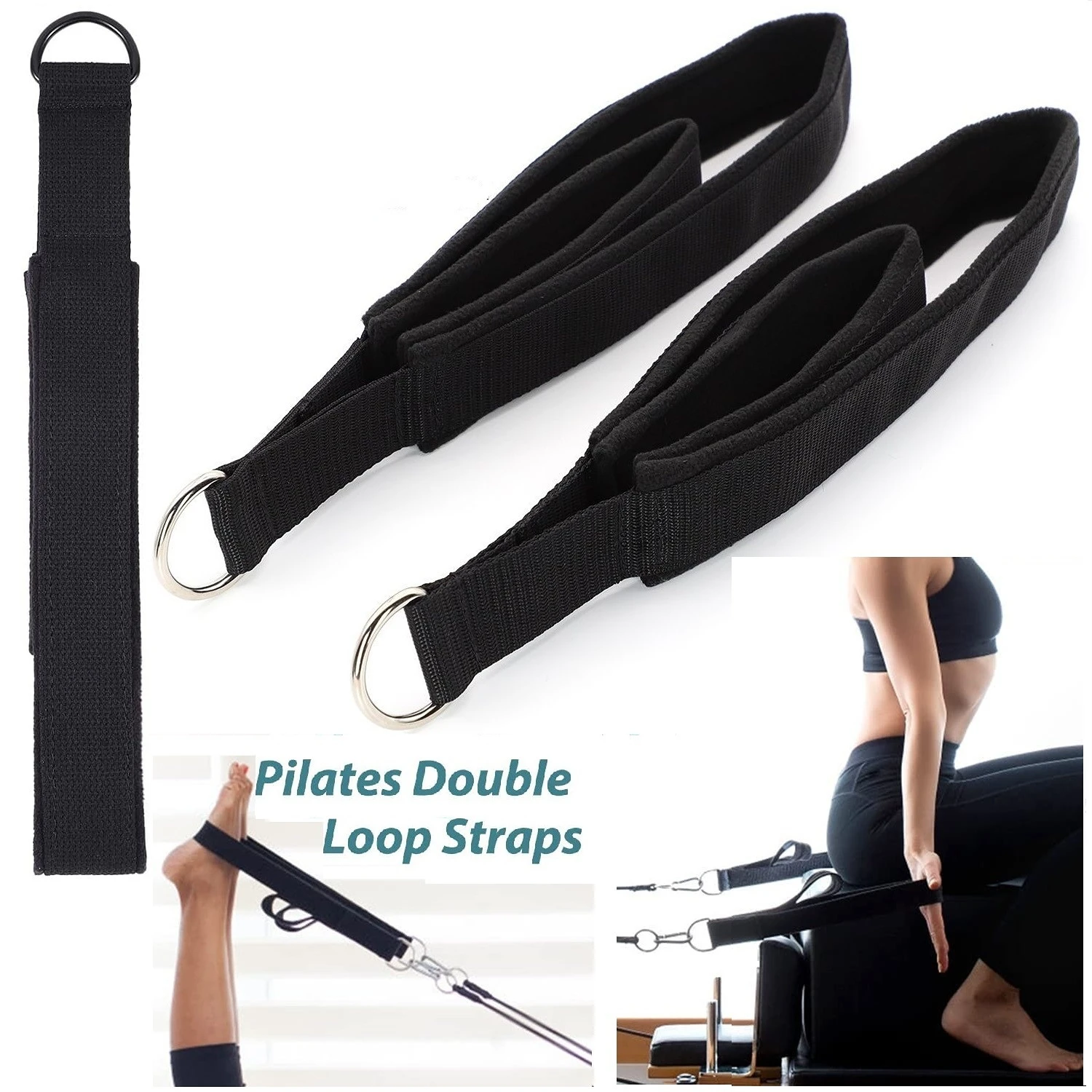 Dubbele ring elastische yoga p - Pilates Bar Kit With Resistance Bands recensie en prijs