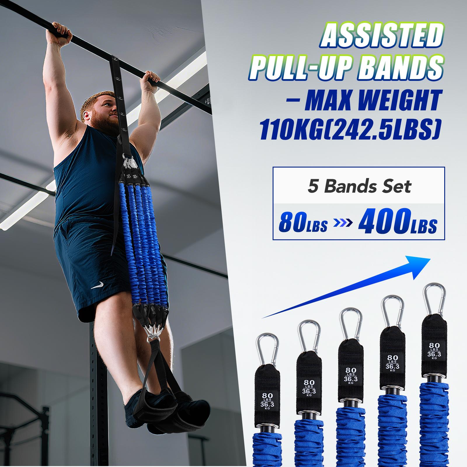 Heavy Duty Pull Up Assist Band - Resistance Bands Set With Handles recensie en prijs