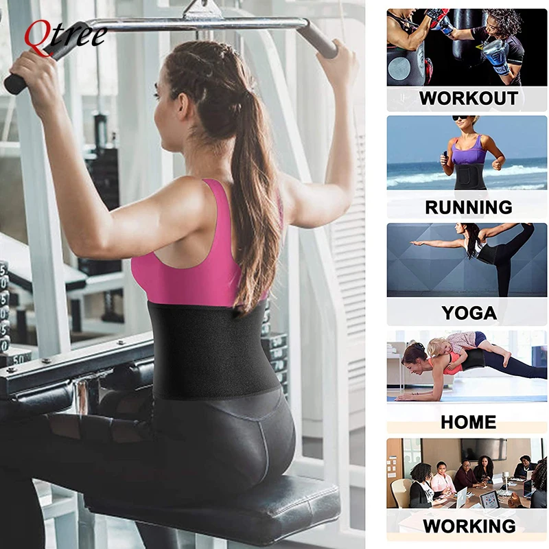 Qtree Taille Cincher Body Shap - Sweat Waist Trainer Belt Neoprene recensie en prijs