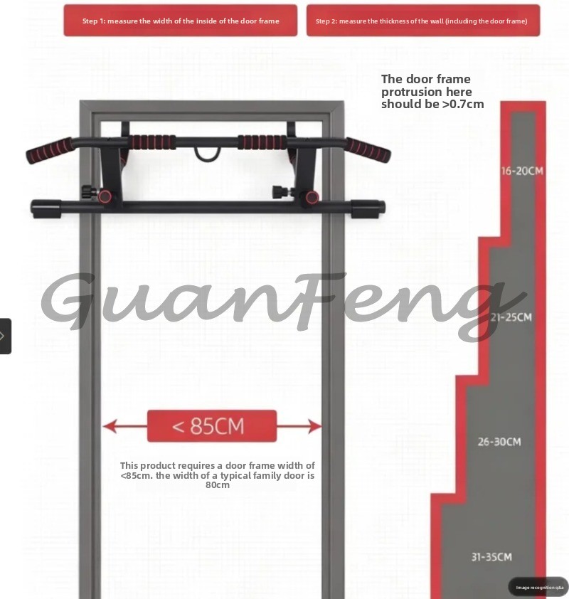 Deurframe Pull-Up Chin-Up Dip  - Door Pull Up Bar No Screw recensie en prijs