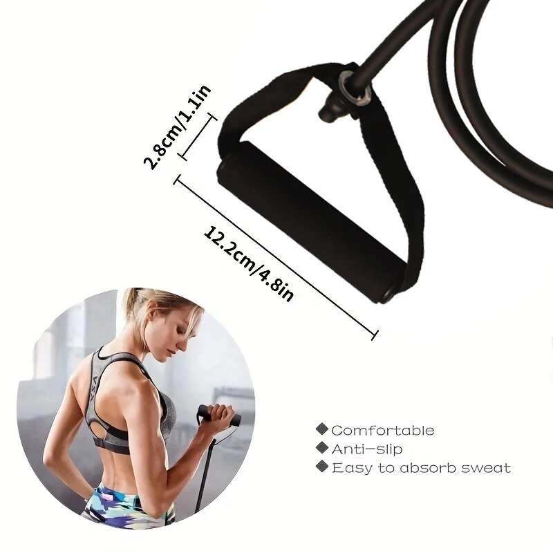 Weerstandsbanden met handvatte - Resistance Bands Set With Handles recensie en prijs