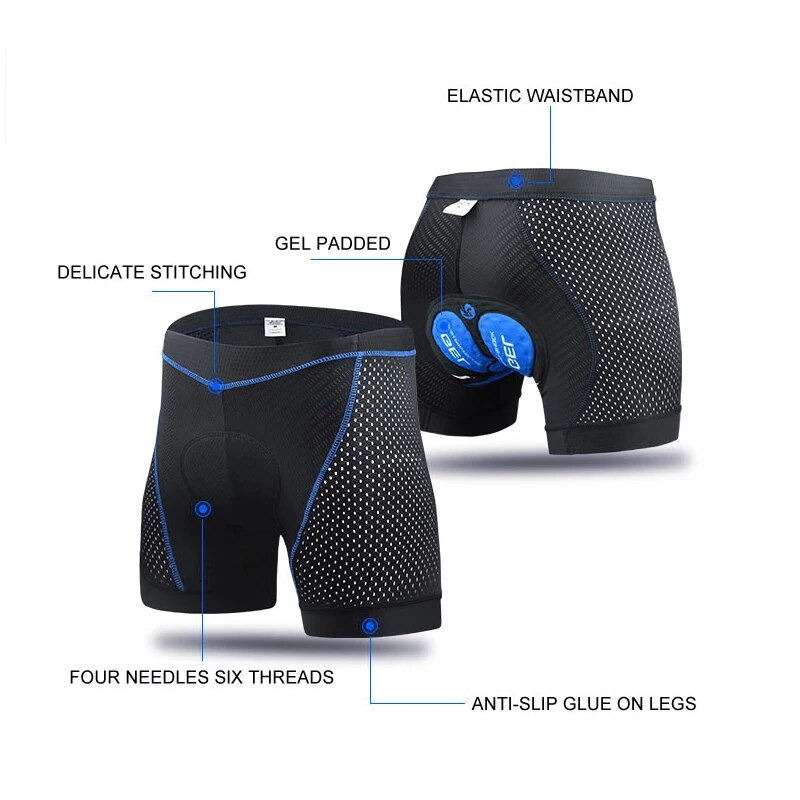 X-TIGER fietsondergoed 5D adem - Padded Cycling Shorts 5D Gel recensie en prijs
