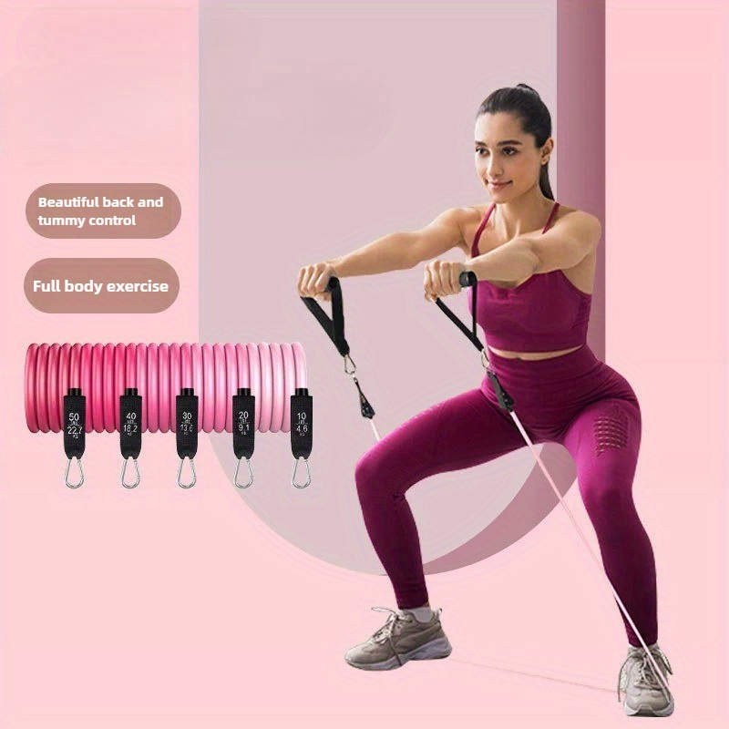 11-delige set versterkte Pilat - Pilates Bar Kit With Resistance Bands recensie en prijs