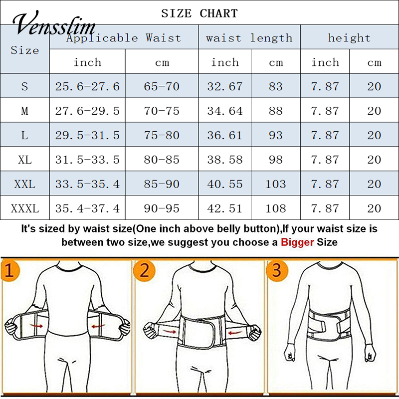 Vensslim Afslanken Compressie  - Sweat Waist Trainer Belt Neoprene recensie en prijs