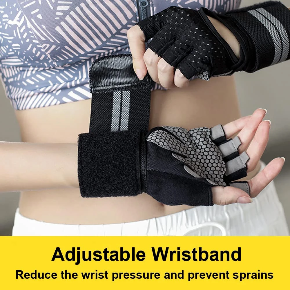 1 paar halve vinger gym fitnes - Wrist Wraps Weightlifting Support recensie en prijs
