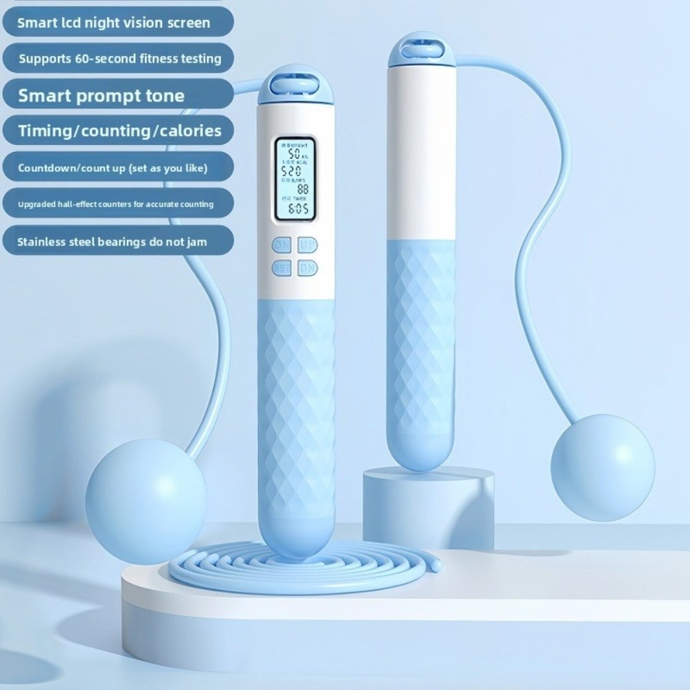 Draadloze touwloze springtouw  - Smart Jump Rope Digital Counter recensie en prijs